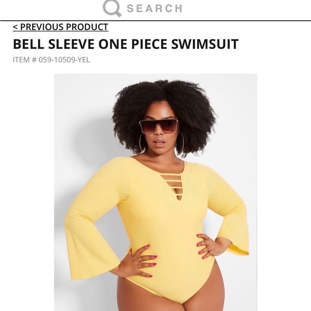 Bell Sleeve swimsuit